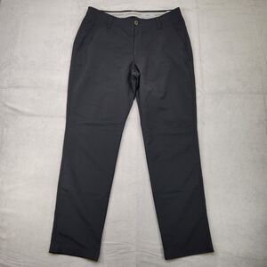 Under Armour Match Play Golf Pants Men’s 34x30 Black Performance Nylon Stretch